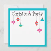 Weihnachtsfest mit Hängematten Party Einladung (Rückseite)