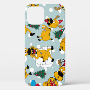 Weihnachtsfest mit Hirschen: Weihnachtliches Muste Case-Mate iPhone Hülle