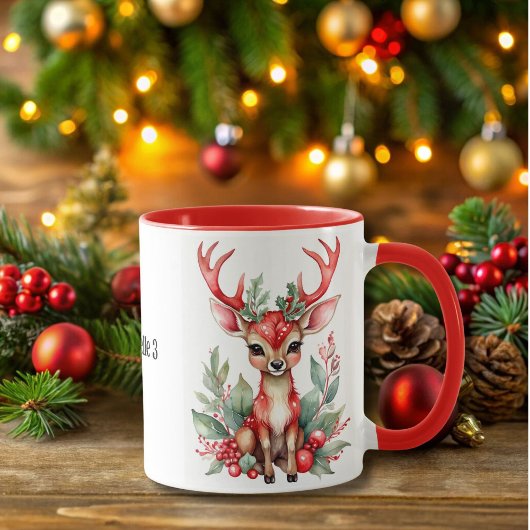 Weihnachtsfest mit Holly-Coffee-Tasse Tasse
