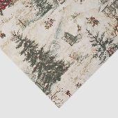 Weihnachtsfest mit Holzschnitzereien Seidenpapier (Ausschnitt)