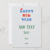 Weihnachtsfest mit Kerzendekoren Feiertagskarte (Rückseite)