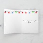 Weihnachtsfest mit Kohle gefüllt Karte (Innenseite)