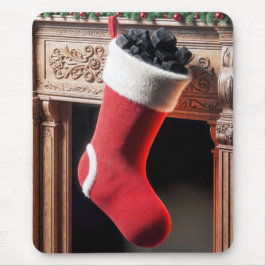 Weihnachtsfest mit Kohle gefüllt Mousepad