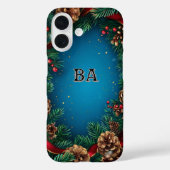 Weihnachtsfest mit Pinecones Case-Mate iPhone Hülle (Rückseite)