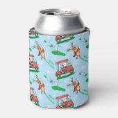 Weihnachtsfest mit Rentiermuster Dosenkühler (Kanne Vorderseite)