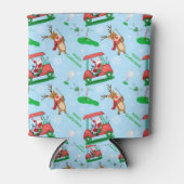 Weihnachtsfest mit Rentiermuster Dosenkühler (Vorderseite)