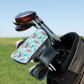 Weihnachtsfest mit Rentiermuster Golf Headcover (In Situ)