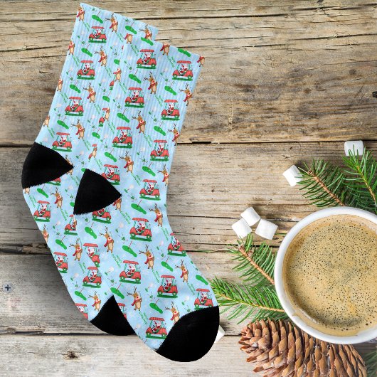Weihnachtsfest mit Rentiermuster Socken