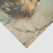 Weihnachtsfest mit Robin Whimsical Seidenpapier (Detail)