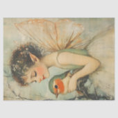 Weihnachtsfest mit Robin Whimsical Seidenpapier (Vorderseite)