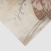 Weihnachtsfest mit Rosa Rose Seidenpapier (Detail)