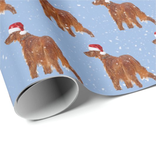 Weihnachtsfest mit Schneeflocken Geschenkpapier (Rolleneckpunkt)