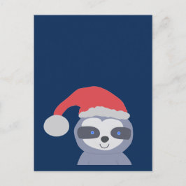 Weihnachtsfest mit Weihnachtsmannmütze Postkarte