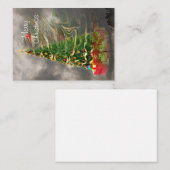 Weihnachtsfest Mitteilungskarte (Vorne/Hinten)