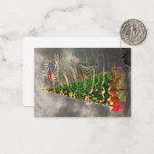 Weihnachtsfest Mitteilungskarte (Vorderseite/Rückseite Beispiel)