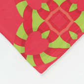 Weihnachtsfest Muster 01 - Fleecedecke (Ecke)