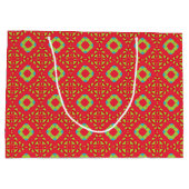 Weihnachtsfest Muster 01 - Große Geschenktüte (Rückseite)