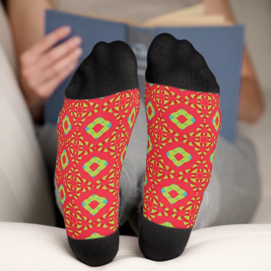 Weihnachtsfest Muster 01 - Socken (Unterseite)