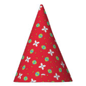 Weihnachtsfest Muster 02 - Partyhütchen (Rechts)