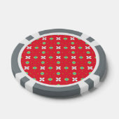 Weihnachtsfest Muster 02 - Pokerchips (Einzeln)