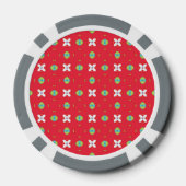Weihnachtsfest Muster 02 - Pokerchips (Rückseite)