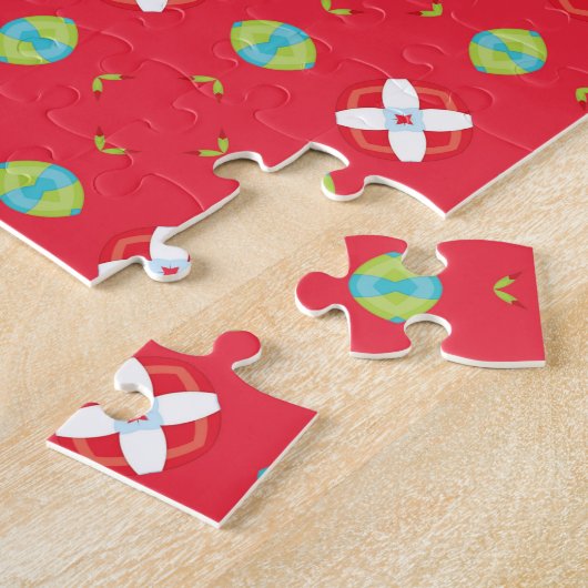 Weihnachtsfest Muster 02 - Puzzle (Seite)
