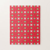 Weihnachtsfest Muster 02 - Puzzle (Vertikal)