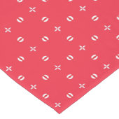 Weihnachtsfest Muster 09 - Kurzer Tischläufer (Ecke)