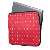 Weihnachtsfest Muster 09 - Laptopschutzhülle (Vorderseite Links)