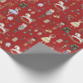 Weihnachtsfest Nussknacker Ballett Geschenkpapier (Ecke)