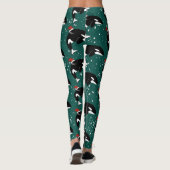 Weihnachtsfest Orca Killer Whale Leggings (Rückseite)