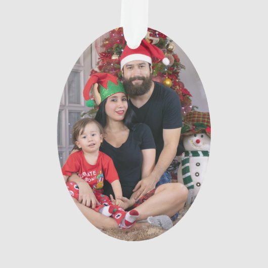 Weihnachtsfest Ornament (Rückseite)