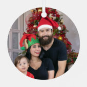 Weihnachtsfest Ornament Aus Metall (Rückseite)