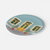 Weihnachtsfest Pappteller (Schrägansicht)