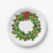 Weihnachtsfest Pappteller (Vorderseite)