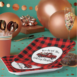 Weihnachtsfest Pappteller