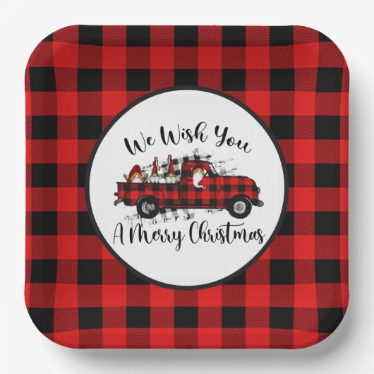 Weihnachtsfest Pappteller (Vorderseite)