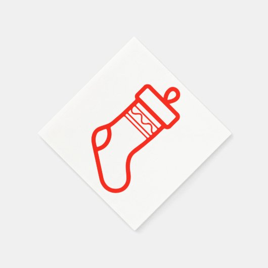 Weihnachtsfest - Party Deko Serviette (Ecke)