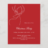 Weihnachtsfest-Party Einladung (Vorderseite)