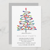 Weihnachtsfest-Party Einladung (Vorne/Hinten)