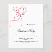 Weihnachtsfest-Party Einladung (Vorderseite)