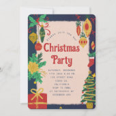 Weihnachtsfest-Party Einladung (Vorderseite)