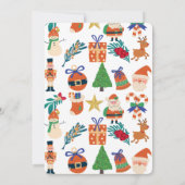 Weihnachtsfest-Party Einladung (Rückseite)