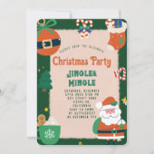 Weihnachtsfest-Party Einladung (Vorderseite)