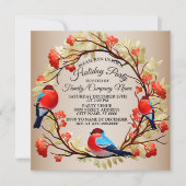 Weihnachtsfest - Party Einladung (Vorderseite)