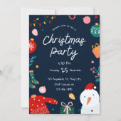 Weihnachtsfest-Party Einladung (Vorderseite)