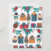 Weihnachtsfest-Party Einladung (Rückseite)