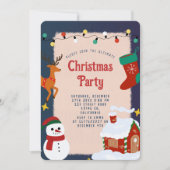 Weihnachtsfest-Party Einladung (Vorderseite)