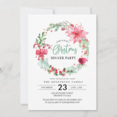 Weihnachtsfest Party Einladung (Vorderseite)