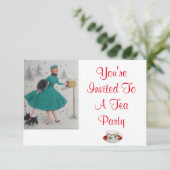 Weihnachtsfest Party Einladung (Stehend Vorderseite)